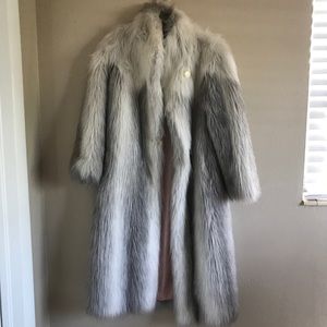 Faux fur coat